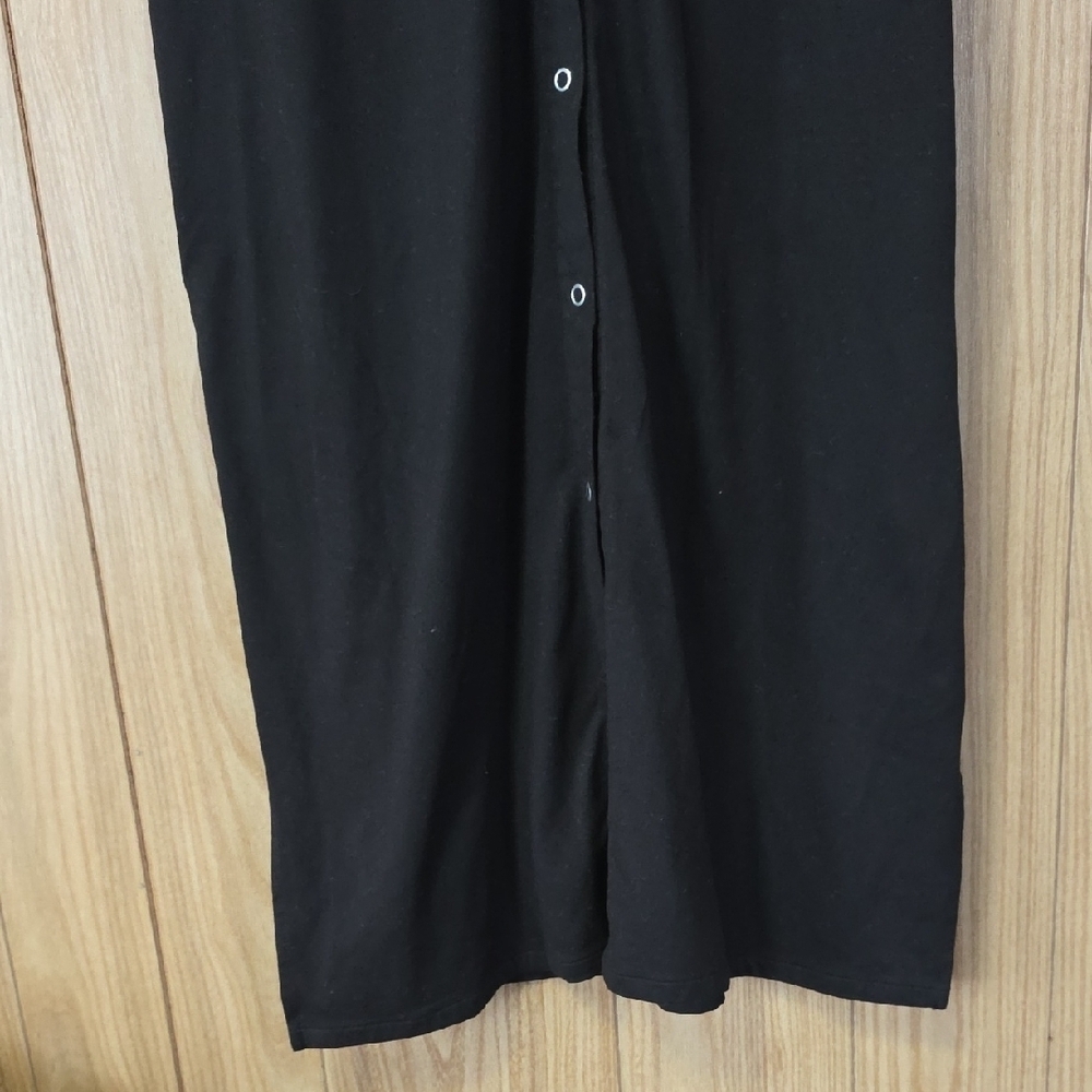 G.I.L.I. Black Long Sleeve Button-Up Dress - Picture 7 of 13